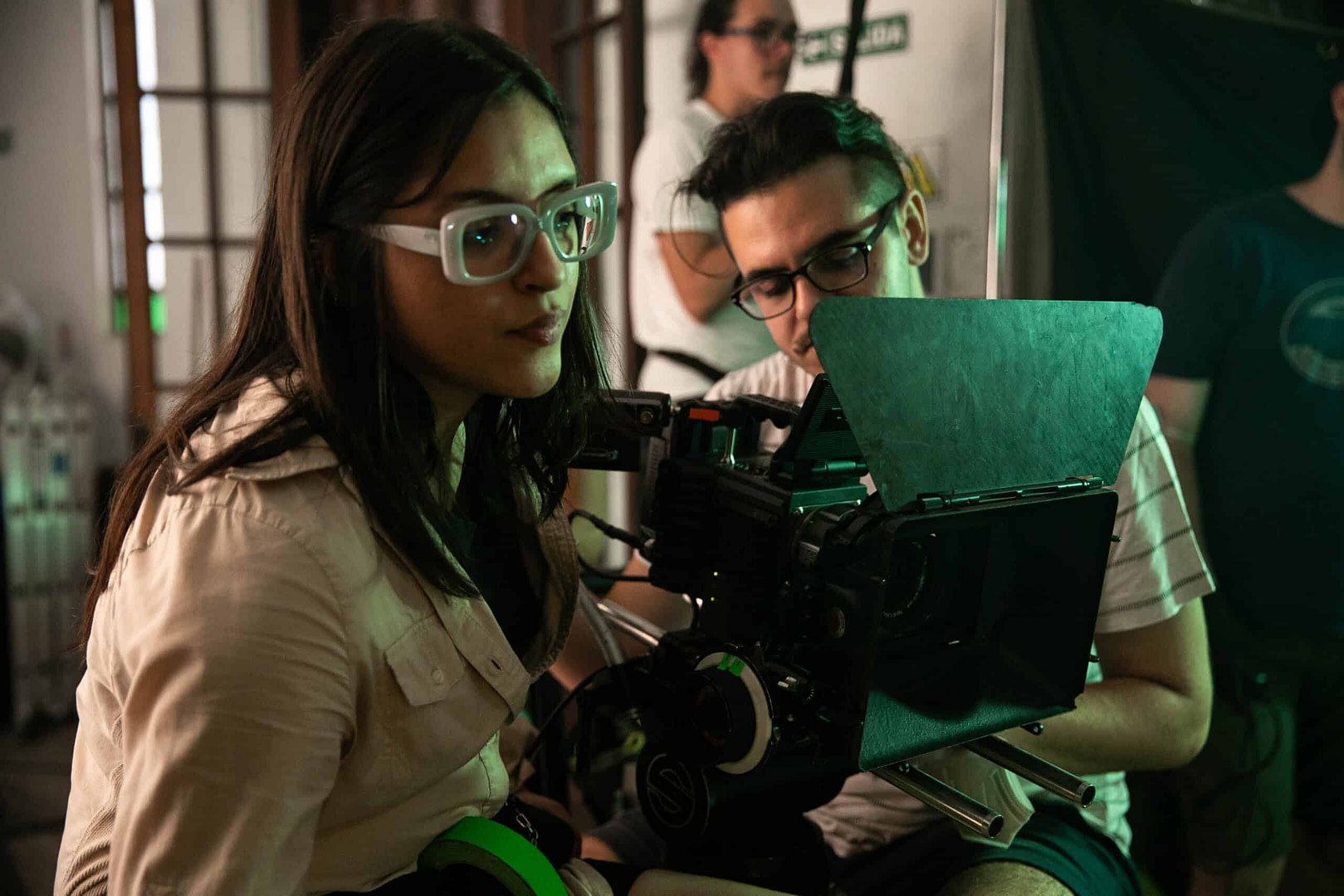 fotografia set backstage RED camara film